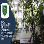 HSNC University Releases Admission Schedule For PhD Program 2025